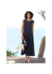 Heine , Damen , Sommerkleid »Kleid« , marine , Normalgrößen , 44 -Normalgrößen , 44 , 2-in-1-Optik