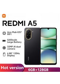 Xiaomi Redmi A5 Global Version Smartphone UNISOC T7250 32MP AI Dual Camera 5200mAh Battery 6.88" Display 15W Fast Charging