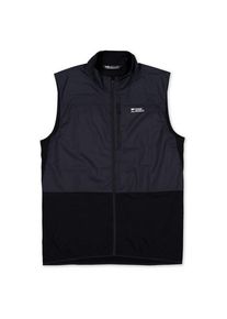 Mons Royale Diversion Merino Wind Vest Cycling vest Men (L, black/blue)