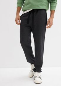 Joggingbroek (set van 2) - zwart - maat 60/62 (XXL) - 100% katoen - bonprix