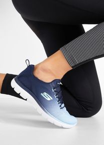 Skechers sneakers met memory foam - blauw - maat 38 - bonprix