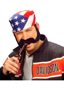 Barbe de motard américain 2 pièces