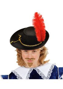 Widmann Musketeer children's hat with black feather