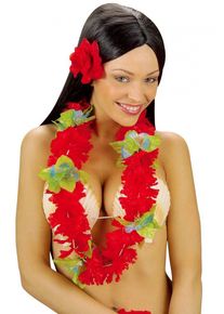 Widmann Hula Rose hårklip rødt