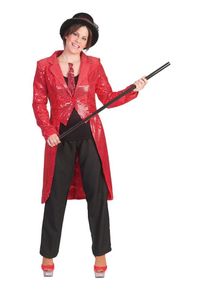 Funny Red show tailcoat for women