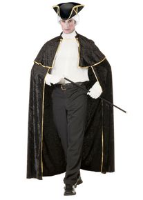 Cape Mantello aspect velours 142cm