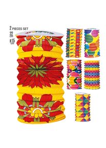 Widmann Lot de 2 lanternes imprim&eacute;es