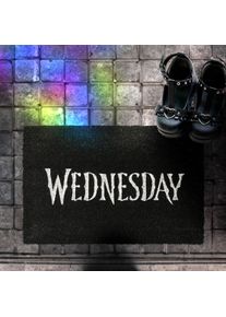 Wednesday - Alfombra de entrada con logo