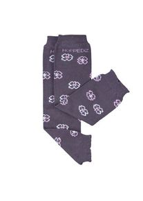 Hoppediz Babystulpen aus Biobaumwolle - Rosa Blumen