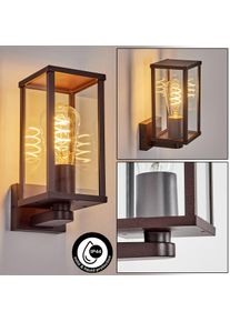 hofstein Tourega Lampe murale d ́ext&eacute;rieur, Applique murale Rouille, 1 lumi&egrave;re