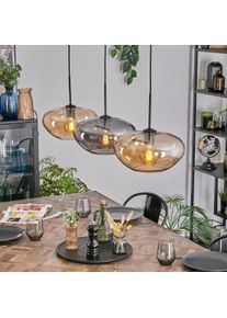 hofstein Mertola Suspension, Suspension Noir, 3 lumi&egrave;res