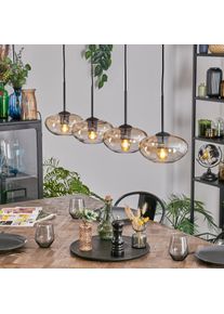 hofstein Mertola Suspension, Suspension Ambre, Clair, 4 lumi&egrave;res