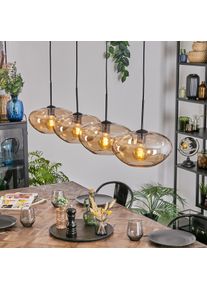 hofstein Mertola Suspension, Suspension Ambre, 4 lumi&egrave;res