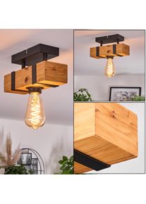 hofstein Sernadelo Plafonnier &Eacute;cru, Noir, 1 lumi&egrave;re