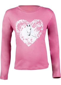 HKM Horse Spirit Langarmshirt, pink, 158/164