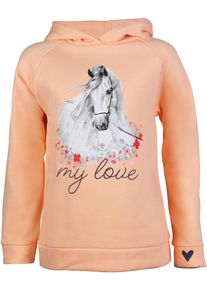 HKM Horse Spirit Hoody, apricot, 146/152