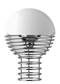 Wire Lampe portable &agrave; batterie / lampe de table &Oslash; 18 cm Verpan Blanc