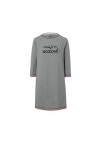 Tchibo - Női 3/4-es ujjú hálóing - nő - méret S 36/38 - fekete/csíkos