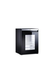 Dometic Réfrigérateur professionnel mini-bar noir - 26 l - porte vitrée ouverture à droite - HiPro Evolution | Professionnel | HoReCa | CHR