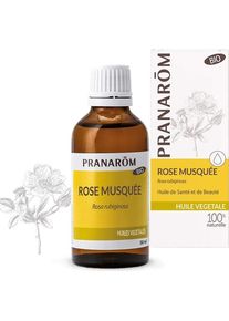 Pranarom, Bodylotion, Pranarôm Bio-Süssmandel-Pflanzenöl mit Rose Musquée 50ml (Körperöl, 50 ml)
