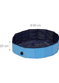 Relaxdays Hundepool (Hundepool), Hundespielzeug