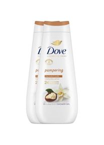 Dove, Duschmittel, Gel 400ml Shea Butter Double - Nourishing Body Wash (400 ml)