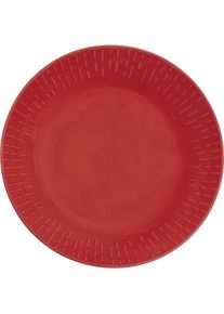 Aida Life in Colour - Confetti - Chili pasta plate w/relief porcelain (13464), Teller, Mehrfarbig