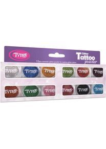 DANTE Tytoo Glitter-Tattoo-Set 12 Farben