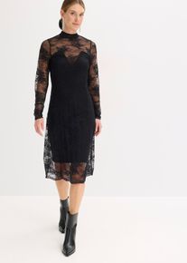 bonprix Femei Rochie, negru, 36/38