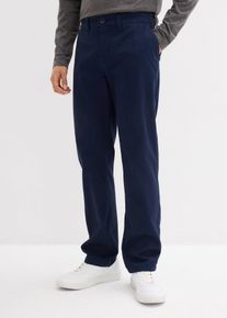 Regular Fit Chinohose aus reiner Baumwolle Straight, blau, Gr&ouml;&szlig;e 46, 100% Baumwolle, bonprix