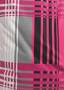 Bettw&auml;sche mit Karos, lila, Gr&ouml;&szlig;e 135x200 cm, 100% Baumwolle, bonprix