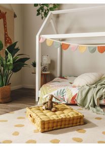 Lytte Bene Geel 45x45x10 cm - Moderne Vloerkleden voor Woonkamer, Slaapkamer & Eetkamer