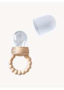 Jack o Juno Silikónový podávač ovocia Kid Bubble Béžová Umelá hmota Ø 5 x V 5 cm, 10 ml