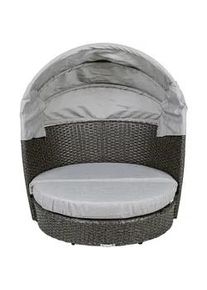 Greemotion Hundesofa , Anthrazit, Grau , Metall, Kunststoff, Textil , Füllung: Polyester , rund , 100x100x100 cm , pflegeleicht, Bezug abnehmbar und waschbar, weich gepolstert, dekorativ, einfache Montage , Freizeit & Co, Tierbedarf, Hundesofa