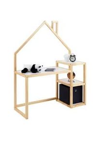 Idimex Kinderschreibtisch Nivia , Holz, Holz , Kiefer , Mode , 120x162x50 cm , FSC Mix , Babymöbel & Kindermöbel, Kinderzimmer & Jugendzimmer, Kinderschreibtische
