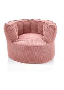 Mid.you Sitzsack , Rosa , Textil , Füllung: Styroporkugeln , 95x65x95 cm , Made in EU, FSC Mix , Indoor , Wohnzimmer, Sessel, Sitzsäcke