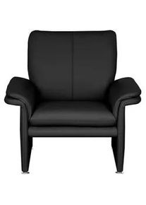 Livetastic Sessel , Schwarz , Leder , Echtleder , Rindleder , 93x90x88 cm , Made in Eu , Lederauswahl , Wohnzimmer, Sessel, Ledersessel