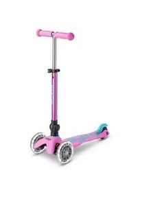 Kinderscooter , Flieder , Kunststoff , 26.5x53-67x55 cm , unisex , Hinterrad-Reibungsbremse, höhenverstellbarer Lenker mit Schnellspanner, Schnellklappmechanismus, weiche Griffe, Antirutsch-Trittbrett mit Bremse, Räder mit LED-Licht, faltbarer Lenker , Spielzeug, Kinderfahrzeuge