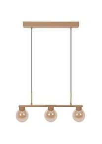 Näve Näve Hängeleuchte , Braun , Metall, Glas , rechteckig , 13x150x73 cm , Lampen & Leuchten, Leuchtenserien