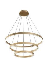 Maytoni Pendelleuchte , Messingfarben , Metall , rund , G , 120 cm , Ce , beliebig kürzbar, gleichmäßige Lichtverteilung , Lampen & Leuchten, Innenbeleuchtung, Hängeleuchten, Pendelleuchten