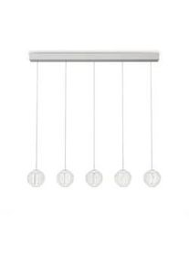 Ideal Lux Led-Hängeleuchte , Klar , Kunststoff, Metall , F , 11x230x84 cm , Lampen & Leuchten, Leuchtenserien