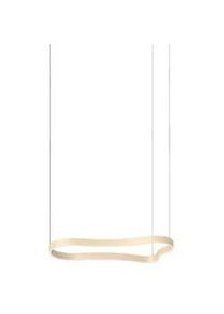 Ideal Lux Led-Hängeleuchte , Goldfarben , Metall , F , 45.10x209.3x94.2 cm , Lampen & Leuchten, Leuchtenserien