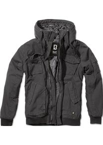 Brandit Bronx, jaqueta de t&ecirc;xteis , cor: Preto , tamanho: XXL