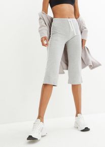 bonprix Spodnie rybaczki z bawełny ze stretchem (2 pary), czarny, 60/62