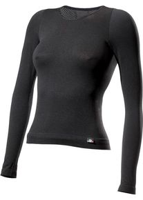 Sixs F TS2 4-Seasons, Damska koszulka funkcjonalna z długim ręka , kolor: czarny , rozmiar: S/M