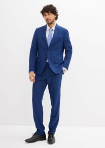 bonprix Öltöny nyakkendővel (3-részes szett), Slim Fit, kék, 52