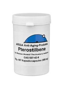 50 g Pterostilbene-Pulver (das 'Blaubeer-Molekül'); 167 Kapseln zu je 300 mg