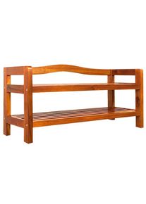 Casaria Schoenenrek Acaciahout 2 Niveau ́s 74x26x42cm