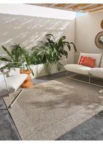 benuta Nest In- & Outdoor Rug Naoto Beige 120x170 cm - Modern Short Pile Rugs for Every Room