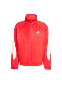 adidas Sportswear Bluza rozpinana sportowa 'Stadium' dla mężczyzn krwistoczerwony / biały Rozmiar XS